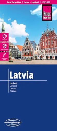 Produktbild Reise Know-How Lettland | Latvia (1:325.000): reiß- und wasserfest (world mapping project)