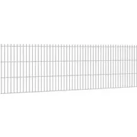 Produktbild Doppelstabmattenzaun Stärke 6/5/6 Verzinkt 63 x 251 cm