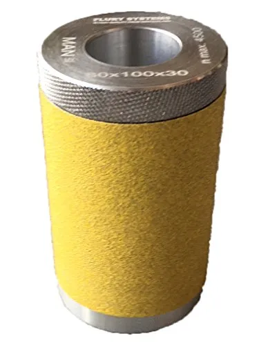 Flury Schleifwalze, 60 x 100 x 30 mm, Alu