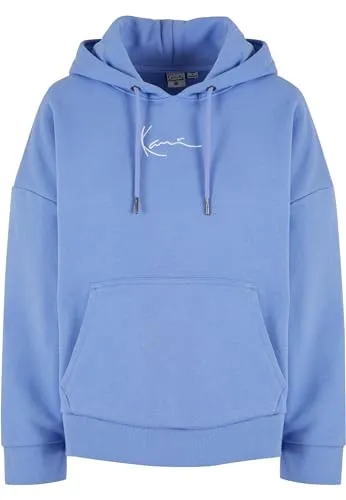 Kapuzenpullover KARL KANI Damen KW241-040-2 Hoodie - Oversize Hoodie für Damen in lila, aus 80% Baumwolle und 20% Polyester. Bequem mit Kapuze und Kängurutasche – ideal für entspannte Tage oder sportliche Aktivitäten.