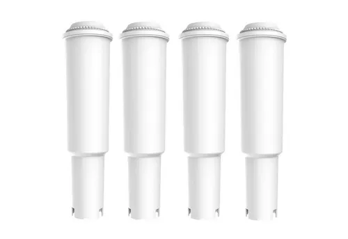 Comedes Wasserfilter 4er Set einsetzbar statt Jura Claris White, Zubehör für einsetzbar statt Jura Claris White 68739, Jura Claris White 60209, Jura Claris White 62911, passend für Jura Impressa Serien E, J, S, X, X, Z