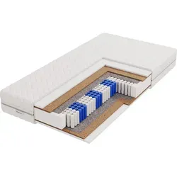 ALTDECOR Taschenfederkernmatratze 80x200 cm – Härtegrad H3 & H4, 25 cm Höhe - Erleben Sie erholsamen Schlaf mit unserer 25 cm hohen Taschenfederkernmatratze. Sie bietet optimale Unterstützung dank 7 Zonen und einem antiallergischen Bezug. Ideal für Paare und Kinder!