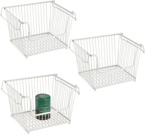 mDesign Allzweckkorb Gitterbox 3er Set