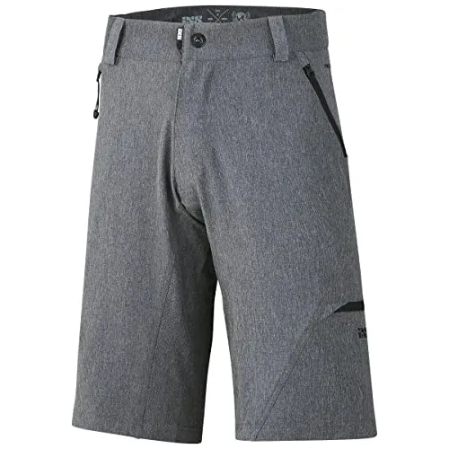 iXS Carve Digger Shorts graphite XXL - Fahrradhosen für MTB & Enduro, mit 4-Way Stretch und DWR-Imprägnierung für optimale Bewegungsfreiheit und Schutz beim Trailbau und Fahren.