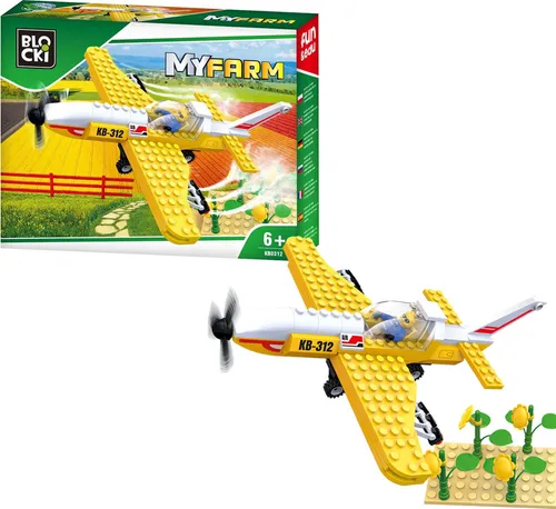 Blöcke MyFarm Farm Feld Sprühflugzeug 161 el. 6+