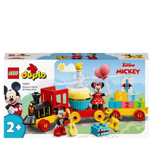 DUPLO Mickys und Minnies Geburtstag 10941 - Kreatives Konstruktionsspielzeug für Vorschulkinder, fördert motorische Fähigkeiten und kreatives Spiel mit Mickey und Minnie