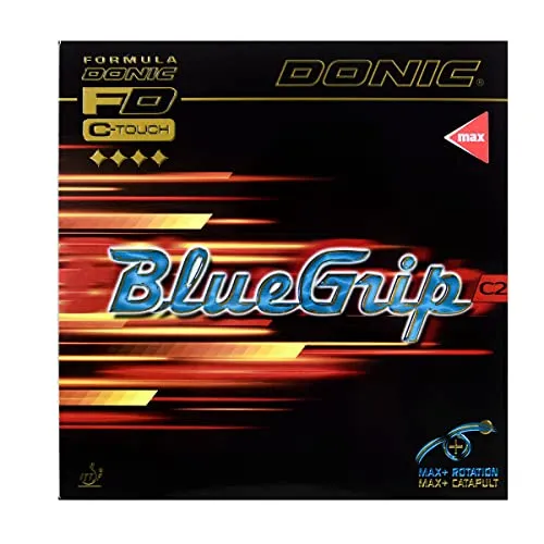 Donic BlueGrip C2 Tischtennisbelag, rot, 2,3 mm von Donic