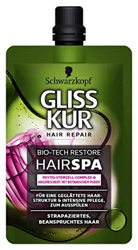 SCHWARZKOPF GLISS KUR Bio-Tech Restore HairSpa, 1er Pack (1 x 50 ml)