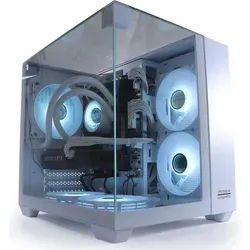 Gaming PC Triorama White RTX 5060 – 12 Kerne, 64GB RAM, 1TB SSD - Erleben Sie Gaming auf höchstem Niveau mit dem Triorama PC. Die beeindruckende RGB-Beleuchtung und die leistungsstarke NVIDIA RTX 5060 Grafikkarte bieten sowohl optische als auch technische Highlights für alle Gamer.