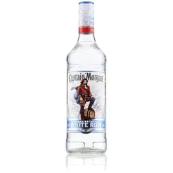 Captain Morgan White Rum 37,5% Vol. 0,7l - Premium Rum mit frischem Geschmack, ideal für Cocktails und Mixgetränke, perfekt für gesellige Abende.
