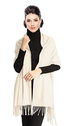 Moschen-Bayern Pashmina Stola Damen - Modeschal aus 50% Kaschmir, super weich und geschmeidig, ideal für festliche Anlässe und eleganten Look.