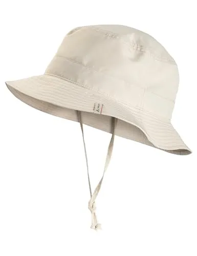 VAUDE Unisex Bucket Hat Hut, Ecru, 56 EU - Hüte für Outdoor-Aktivitäten, bietet Bewegungsfreiheit und Atmungsaktivität für optimalen Komfort.