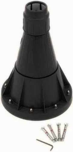 SUN GARDEN Bodenständer für Ampelschirm, anthrazit - Sonnenschirm-Zubehör, stabiler Schirmständer aus anthrazitfarbenem Kunststoff, ideal für Ampelschirme mit einem Schirmstock-Ø von 40-70 mm.