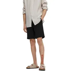 SELETED HOMME Herren Slhslim-Miles Flex Noos Chinoshorts, Schwarz, XL EU - Herren-Shorts mit Slim Fit, komfortable Baumwollfutter und praktische Taschen für einen lässigen Look und höchsten Tragekomfort.