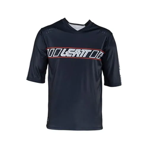 Leatt Herren 5024120495 T-Shirt, Schwarz, Größe XXL, Schwarz, XXL