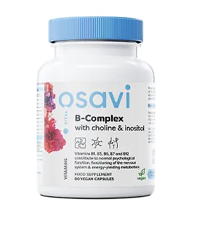 Osavi B-Komplex mit Cholin & Inosit - 60 vegane Kapseln