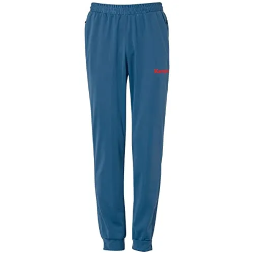 Kempa Lite Training Kinder Hose, grau, 140 Unisex 2003626-08 - Trainingsbekleidung für Kinder mit Kordel im Bund und zwei Reißverschlusstaschen, aus leichtem und atmungsaktivem 100% Polyester für optimalen Komfort beim Training.