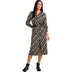 Heine Kleid in Braun von Heine