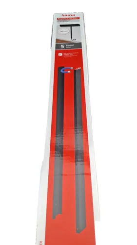 Hama Metall Kabelkanal 0,9m Kabelleiste Leitungskanal Kabel Kanal Wand Boden TV