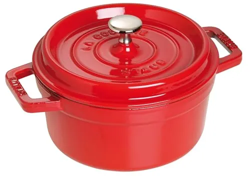 STAUB Cocotte Gusseisen Bräter, 20 cm, Kirsch-Rot