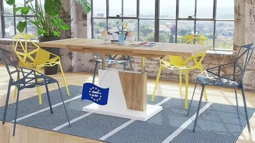 Mazzoni Grand Noir Ausziehbarer Couchtisch 120/180cm von Mazzoni