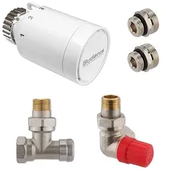 Anschluss-Set für Vertikal- & Badheizkörper von Buderus