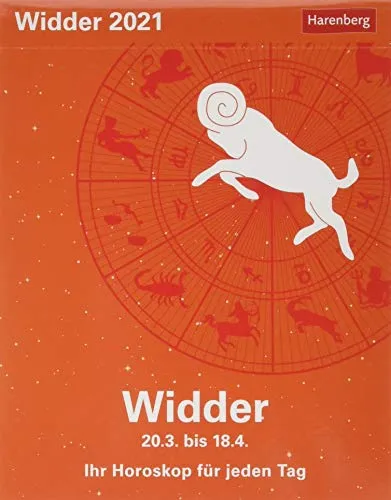 Widder Sternzeichenkalender 2021 von Harenberg