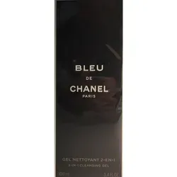 Chanel Bleu de Chanel 2-in-1 Cleansing Gel 100 ml - Duschgel und Gesichtsreiniger in einem, 100 ml für eine erfrischende Reinigung und den ikonischen Duft von Bleu de Chanel.
