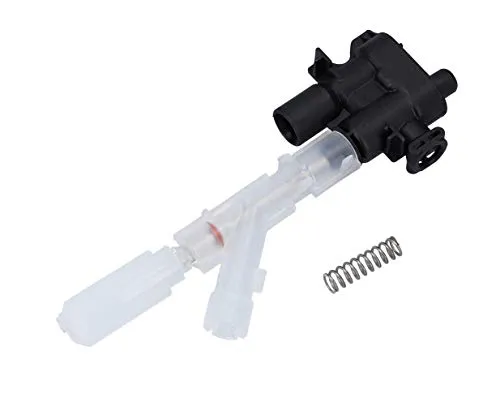 DL-pro Drainageventil Ventil für Bosch Siemens 00622540 622540 schwarz/transparent für Antrieb Brühgruppe Kaffeemaschine