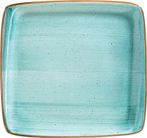 Bonna Servierplatte Aura Aqua Moove 32x30cm Türkis von Bonna