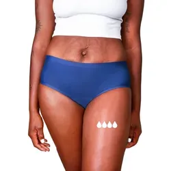 Taynie Seamless Nahtlose Periodenunterwäsche - Periodenslip mit 2 Tampons Saugkraft - Inkontinenz Schutzhosen & Unterwäsche - Auslaufsicherer, nahtloser Periodenslip mit bis zu 12 Stunden Tragedauer, waschbar bis 60°C und veganen Materialien für nachhaltigen Komfort.