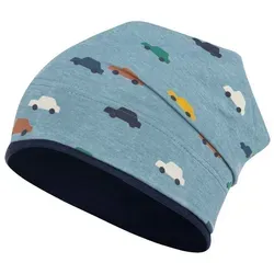 Smarilla Jerseymütze Übergangsmütze Jungenmütze Beanie Baumwolle blau 50/52