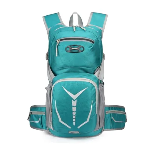 PORRASSO Wanderrucksack Wasserdichter Rucksack 20L Leichter Reiserucksack Hiking Backpack Tagesrucksack für Damen Herren Trekking Radfahren Klettern Reisen Sport Grün