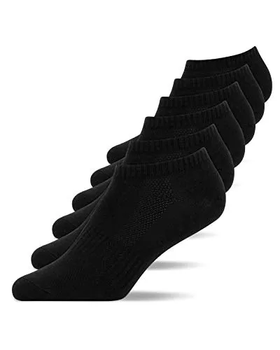 Snocks Sneaker Socken 6 Paar - Bequeme Bio-Baumwolle für Herren und Damen - Entdecke unsere weichen Sneakersocken aus 75% Bio-Baumwolle, ideal für Sport und Alltag. Der elastische Sitz sorgt für perfekten Halt, während das atmungsaktive Material deine Füße frisch hält. Nachhaltig verpackt und GOTS-zertifiziert.