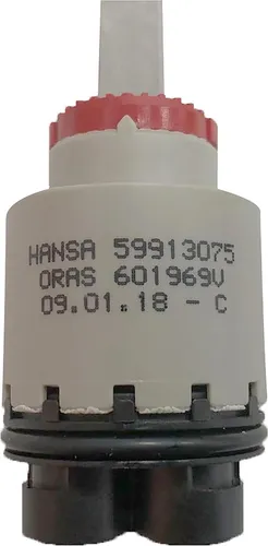 Hansa Steuerpatrone CLASSIC 3.5 - Sanitärinstallation mit einstellbarer Heißwassersperre und Wassermengenbegrenzung bis 6 l/min für optimale Sicherheit und Komfort.