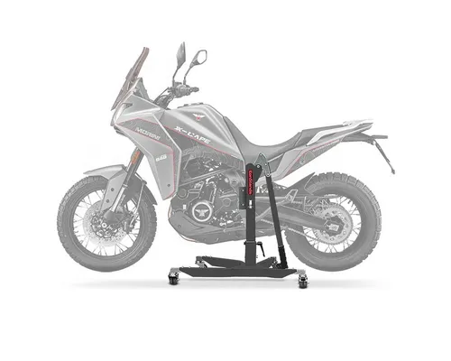 ConStands Motorradheber CS Power Classic-Zentralständer für Moto Morini X-Cape 650 21-24 Grau