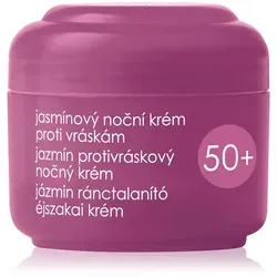 Ziaja Jasmine Nachtcreme gegen Falten 50 ml - Gesichtscreme für Damen, reduziert Falten und regeneriert die Haut über Nacht für ein frisches Aussehen am Morgen.
