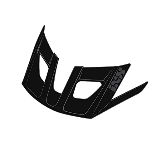 IXS Helmschirm Trail XC EVO - Schwarz, S/M - M/L - Ersatzvisier für Trail XC Evo Helm, inklusive Schrauben, aus 100% Polyamid für optimale Haltbarkeit und Schutz beim Radfahren.