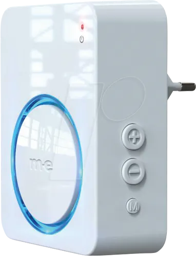 m-e modern-electronics 41400 Funkklingel Empfänger - Funkklingeln, Funkgongs - Bell-520 RX Empfänger mit Leuchtring für einfache Nutzung und zuverlässige Signalübertragung.