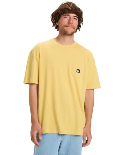 Quiksilver T-Shirt Salt Water Pocket - Stylisches T-Shirt für Männer mit Brusttasche, aus hochwertiger Baumwolle für einen bequemen Sitz und Vintage-Look, perfekt für Freizeit und Alltag.