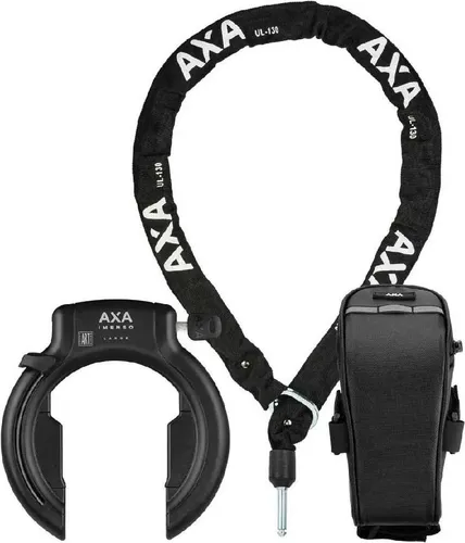 AXA Imenso Large NAZ Fahrradschloss mit Einsteckkette 130cm von AXA