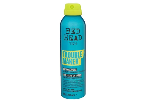 Tigi BED HEAD Trouble Maker Dry Spray Wax 200 ml - Texturgebendes Wachsspray für kreatives Hairstyling. Das 200 ml Spray sorgt für flexiblen Halt und verleiht deinem Haar ein unbeschwertes Finish.