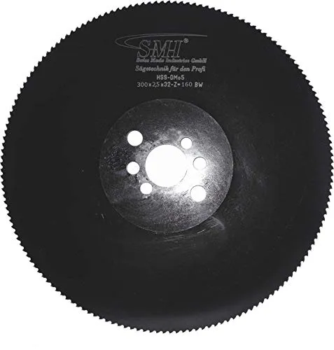 SMI Metall-Kreissägeblatt Hss DMO5 300 x 2,5 x 32 mm 160 Zähne Sägeblatt Kreissägeblatt Metallsägeblatt