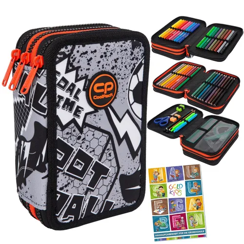 Federmappe 3-Fach Gefüllte Mäppchen für Schüler