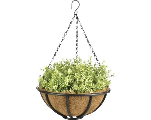 Blumenschale zum Hängen Esschert’s Garden Hanging Basket Metall Ø 30,7 cm H 12,7