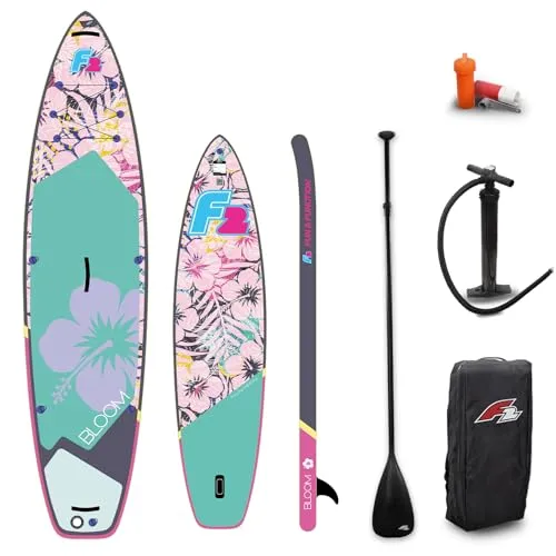 F2 SUP Stand Up Paddle Board Retro Bloom Hibiskus Damen 341cm
