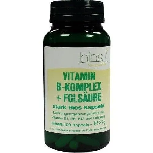 Vitamin B Komplex + Folsäure stark Bios Kapseln