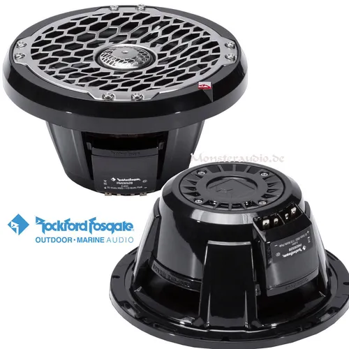 Rockford Fosgate Punch PM2652B - 170 Watt Marine Lautsprecher - Lautsprecher für Outdoor-Boot, 16,5 cm koaxial, marin und wasserdicht für erstklassigen Klang auf dem Wasser.