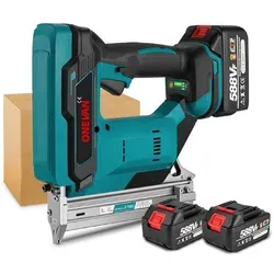 Akku-Nagler für Holzarbeiten mit 2 Akkus