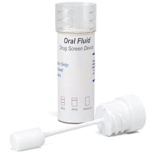 5x LuxmedIQ Drogentest Speichel für 11 Drogenarten + Alkoholtester - Drogenschnelltest Multi - Drogen Schnelltest zur Erkennung eines aktiven Rauschs von Alkohol, THC, Kokain, Amphetamin, Ecstasy...